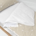 Quilted Zipper Bedding HappyFriday Basic Little Star Beige 105 x 200 cm