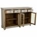 Buffet Alexandra House Living Blanc Bois verre 40 x 100 x 160 cm