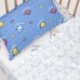 Set beddengoed HappyFriday Le Petit Prince Navire  Multicolour Wieg voor baby's 2 Onderdelen