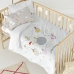 Dekbedovertrek set HappyFriday Le Petit Prince Voyageur Multicolour Wieg voor baby's 2 Onderdelen