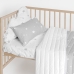 Cot protector HappyFriday Basic Kids Little star  Grey 60 x 40 cm