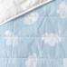 Sprei HappyFriday BASIC KIDS Blauw 100 x 130 cm Wieg voor baby's