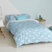 Duvet cover set HappyFriday Basic Kids Blue Single 2 Pieces