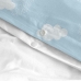 Parure de couette HappyFriday Basic Kids Bleu Lit 1 persone 2 Pièces