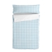 Quilt Cover without Filling HappyFriday Basic Kids Vichy Blue 90 x 200 cm