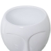 Vase Alexandra House Living Blanc Céramique Brillant Visage 27 x 27 x 35 cm