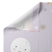 Set di Lenzuola HappyFriday Moshi Moshi Moons Multicolore Singolo 2 Pezzi