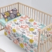 Conjunto de Lençóis HappyFriday Moshi Moshi Woodland Multicolor Berço de Bebé 2 Peças