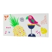 Tela HappyFriday Moshi Moshi Pretty parrots Multicolor 27 x 54 cm