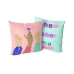 Housse de coussin HappyFriday Aware Me Multicouleur 50 x 50 cm 2 Pièces