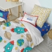 Dekbedovertrek set HappyFriday Mr Fox Space rocket Multicolour Bed van 80 2 Onderdelen