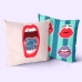 Cushion cover HappyFriday Aware Lips Multicolour 50 x 50 cm 2 Pieces