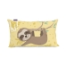 Cushion cover HappyFriday Moshi Moshi Happy Sloth Multicolour 50 x 30 cm