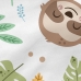 Opremljen spodnji list HappyFriday Moshi Moshi Happy Sloth Pisana 70 x 140 x 14 cm