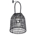 Lanterna Romimex Preto Metal vime Vidro 29 x 51 x 29 cm