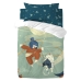 Dekbedovertrek set HappyFriday Mr Fox The warrior Multicolour Wieg voor baby's 2 Onderdelen