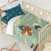 Duvet cover set HappyFriday Mr Fox The warrior Multicolour Baby Crib 2 Pieces