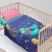 Set beddengoed HappyFriday Mr Fox Happy Mermaid Multicolour Wieg voor baby's 2 Onderdelen