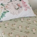 Fitted sheet HappyFriday Green Multicolour Single Flowers