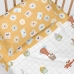 Set beddengoed HappyFriday Mr Fox World Trip Multicolour Wieg voor baby's 2 Onderdelen