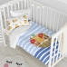 Duvet cover set HappyFriday Happynois Pirate Ship Multicolour Baby Crib 2 Pieces