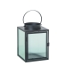 Farol Alexandra House Living Negro Acero 14 x 20 x 14 cm Portavelas