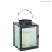 Farol Alexandra House Living Negro Acero 14 x 20 x 14 cm Portavelas