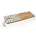 Cutting board Romimex White Green Mango wood Sheets 56 x 2 x 19 cm