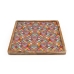 Snack tray Romimex Red Mango wood Squared 30 x 2 x 30 cm