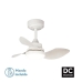 Ventilador de Techo con Luz Romimex Blanco Gris