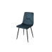 Chair Romimex Blue Velvet Metal 45 x 89 x 55 cm