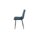 Chair Romimex Blue Velvet Metal 45 x 89 x 55 cm