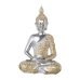 Decorative Figure Alexandra House Living Golden Silver Acrylic Plastic Melamin Buddha