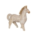 Decoratieve figuren Romimex Beige Polyresin Zebra 9 x 26 x 27 cm