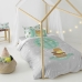 Dekbedovertrek set HappyFriday Happynois Air Balloon Multicolour Bed van 80 2 Onderdelen