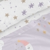 Set di Lenzuola HappyFriday Moshi Moshi Moons Multicolore 2 Pezzi