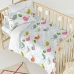 Dekbedovertrek set HappyFriday Mr Fox Little birds Multicolour Wieg voor baby's 2 Onderdelen