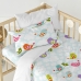 Dekbedovertrek set HappyFriday Mr Fox Little birds Multicolour Wieg voor baby's 2 Onderdelen