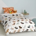 Set di copripiumino HappyFriday Mr Fox Dogs Multicolore Singolo 2 Pezzi