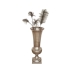 Floor vase Alexandra House Living Silver Aluminium 28 x 73 x 28 cm