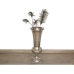 Floor vase Alexandra House Living Silver Aluminium 28 x 73 x 28 cm