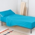 Drap housse HappyFriday BASIC KIDS Turquoise 105 x 200 x 32 cm