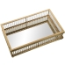 Dienblad Alexandra House Living Gouden Kristal Ijzer 30 x 7 x 18 cm