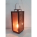 Lantern Romimex Brown Metal 23 x 56 x 23 cm