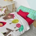 Duvet cover set HappyFriday Mr Fox Grandma  Multicolour Single 2 Pieces