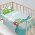 Set beddengoed HappyFriday Happynois Pirata Multicolour Wieg voor baby's 2 Onderdelen