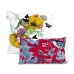 Conjunto de capas de almofada HappyFriday Birds of paradise Multicolor 2 Peças