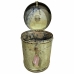 Decorative canister Alexandra House Living Cream Iron Traditional style 27 x 35 x 27 cm