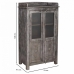 Display Standaard Alexandra House Living Zwart Mangohout 41 x 128 x 74 cm