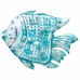 Figura Decorativa Alexandra House Living Azul Madeira de mangueira Peixe 15 x 83 x 107 cm